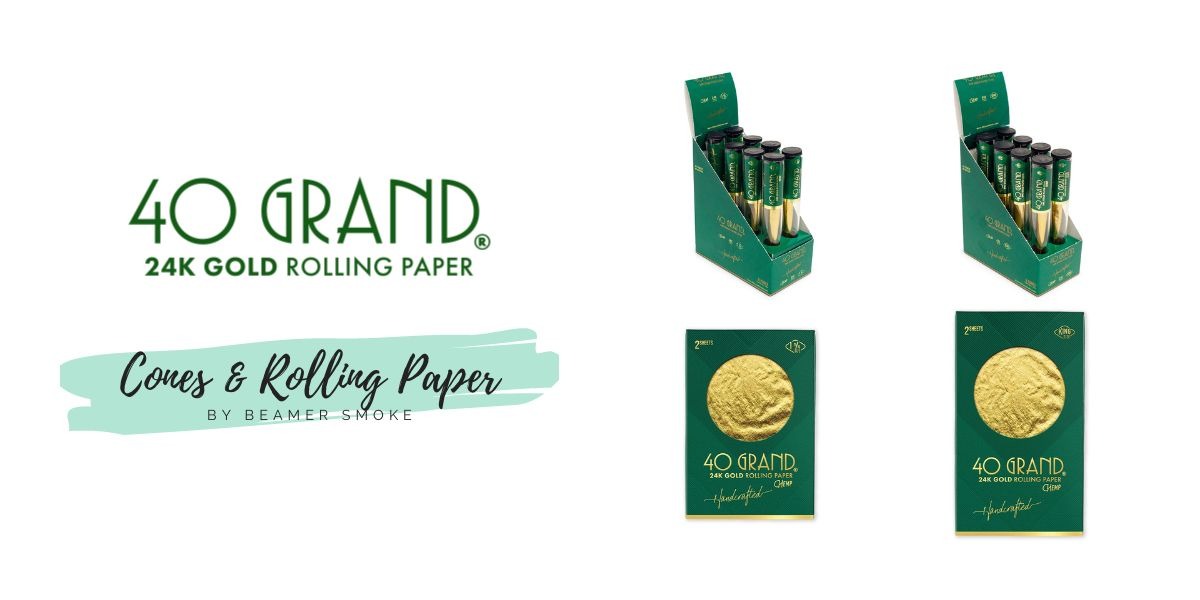 40 Grand Rolling Papers & Pre-Rolled Cones 1417