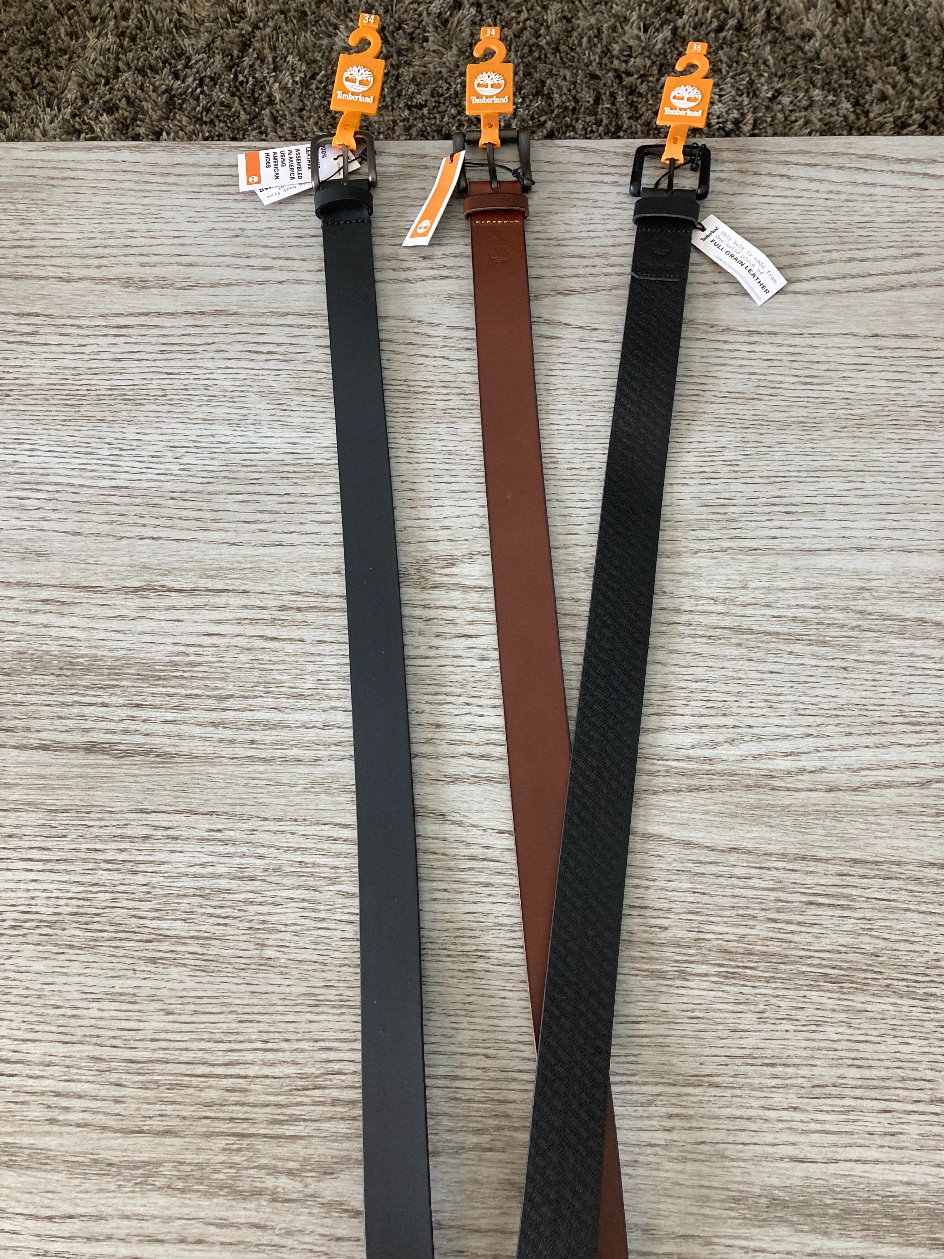 Timberland leather belts 568