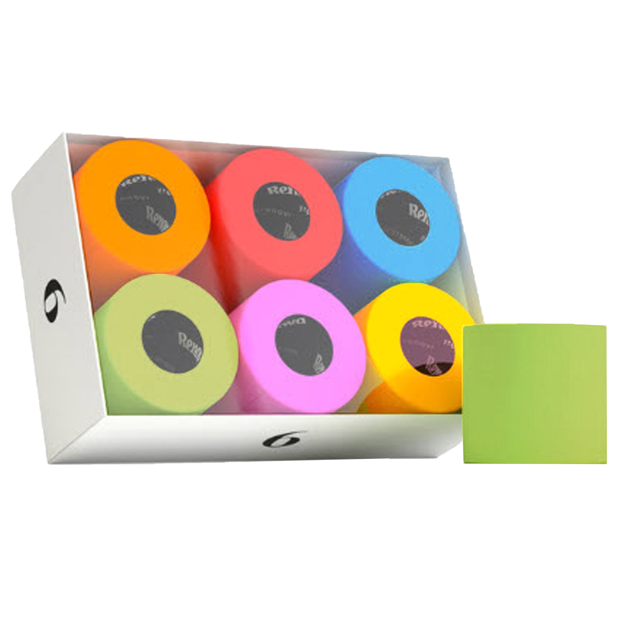 Gift Box Toilet Paper - 3 Ply - 6 Multicolor Rolls - 140 Premium Quality Sheets 96
